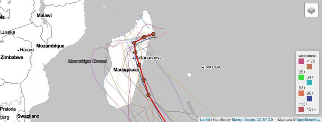 Cyclone tropicale Eliakim à Madagascar