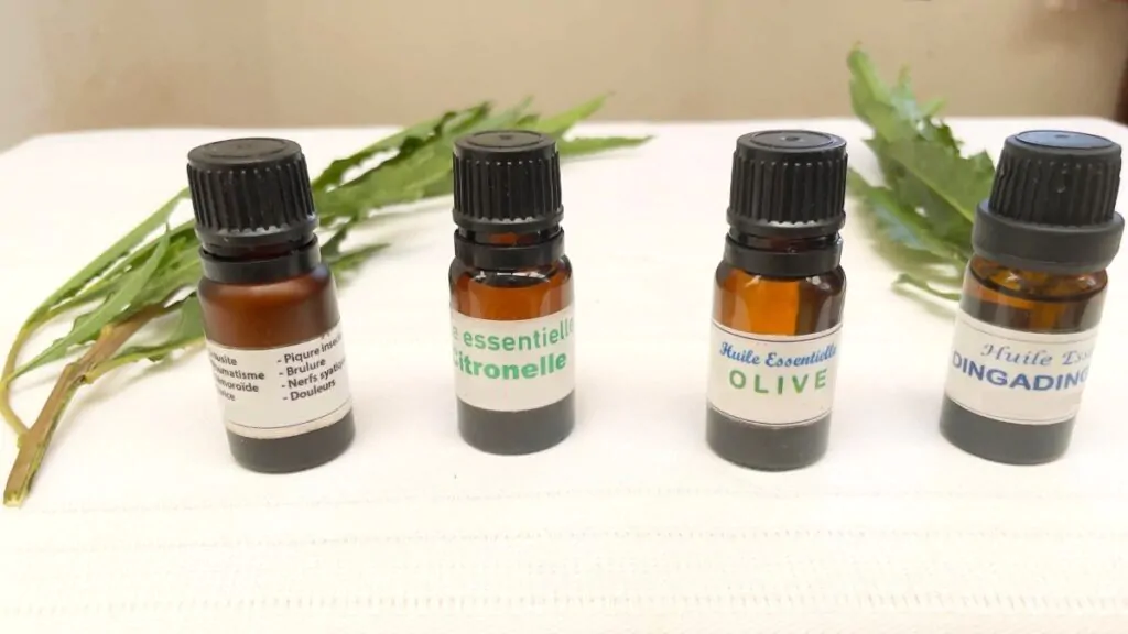 Essential oil Dingadingana and others