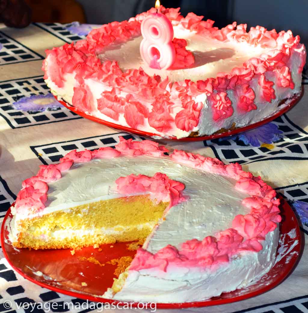 Gâteau à la fraise fait maison