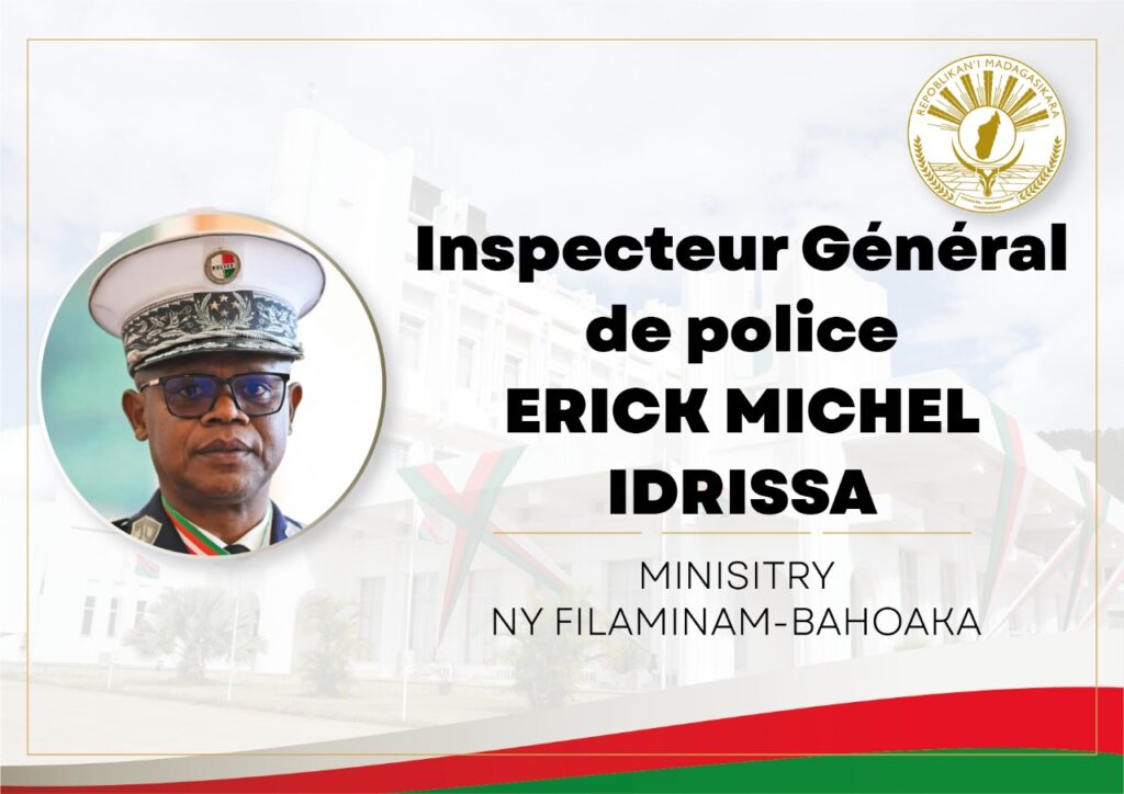 Inspecteur de police ERICK MICHEL IDRISSA