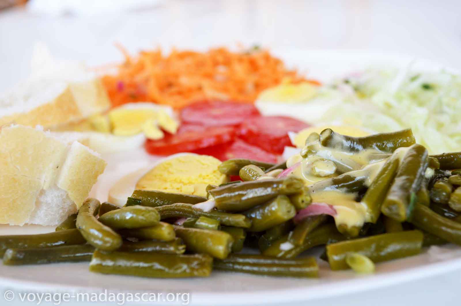 Légumes à la vinaigrette