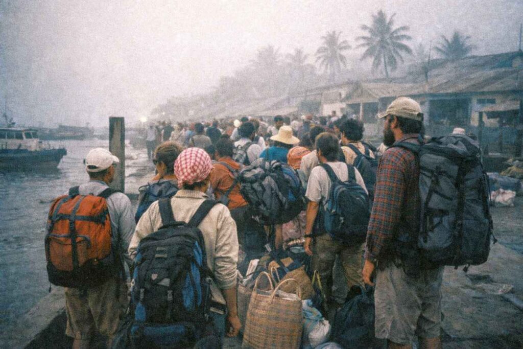Récit d’une traversée Soanierana Ivongo - Sainte-Marie épique et conseils pratiques L'ambiance à quai lors du traversée Soanierana Ivongo - Sainte-Marie