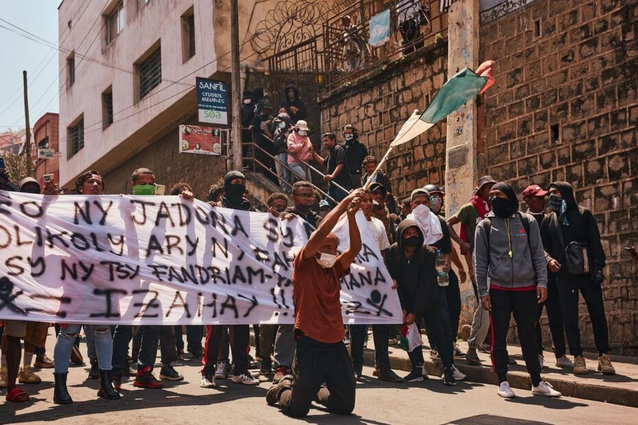 Manifestation anti délestage madagascar