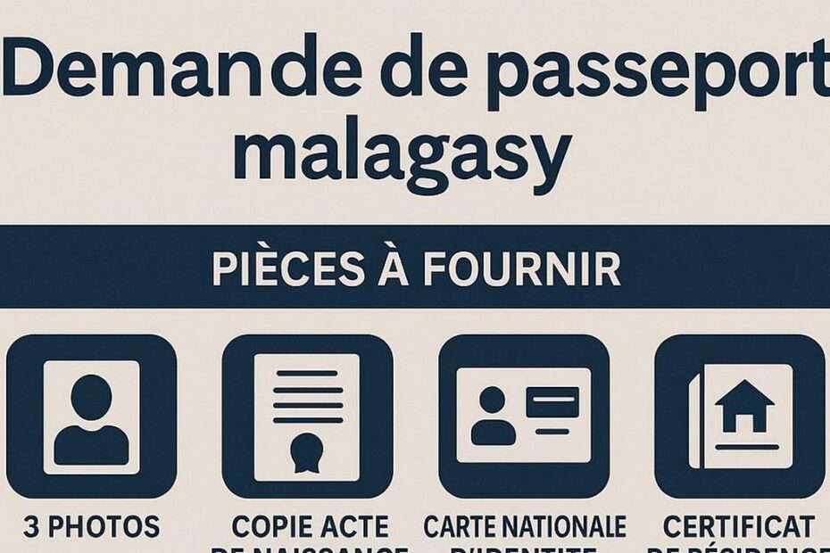 Passeport malagasy demande