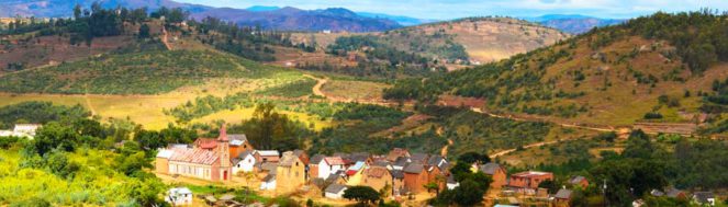 Paysage sur la route d'Ambatomanga