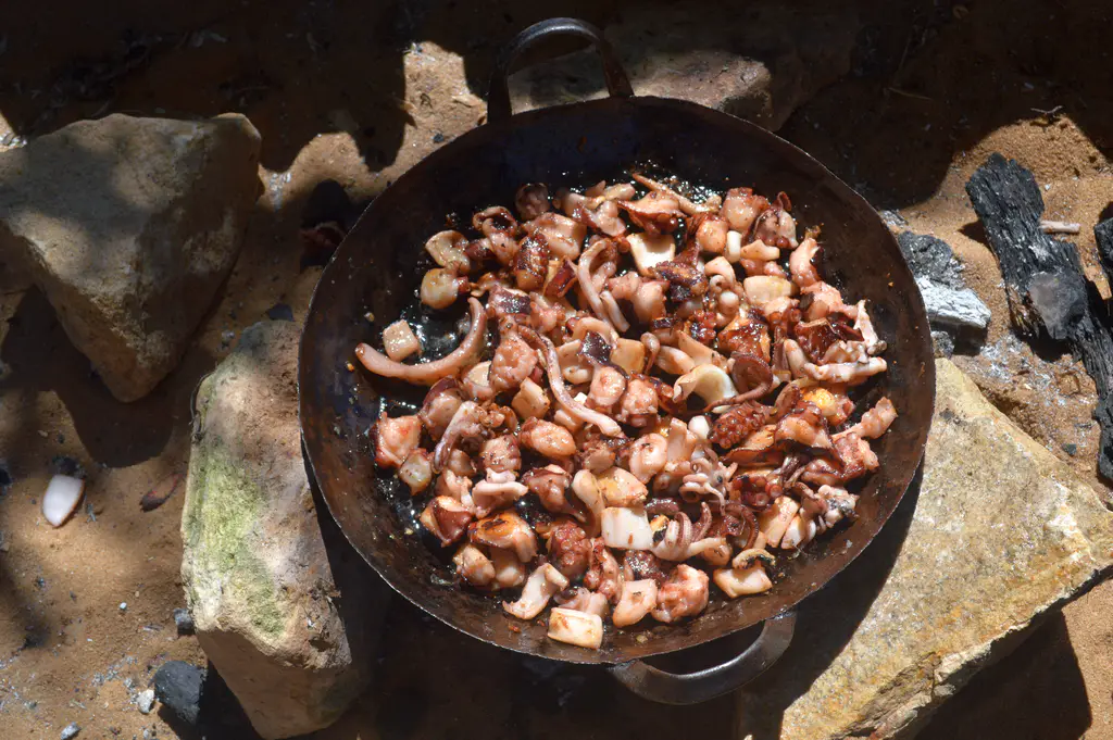 Orita frity : la recette de poulpe frit Préparation de l’orita frity