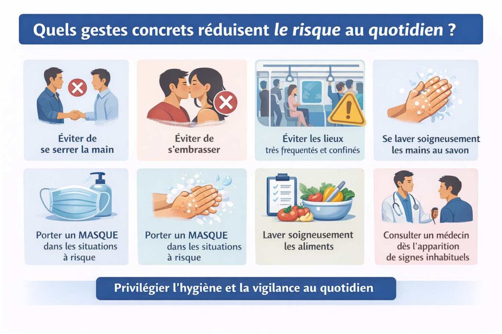 Quelles habitudes changer pour se protéger du variole du singe ?
