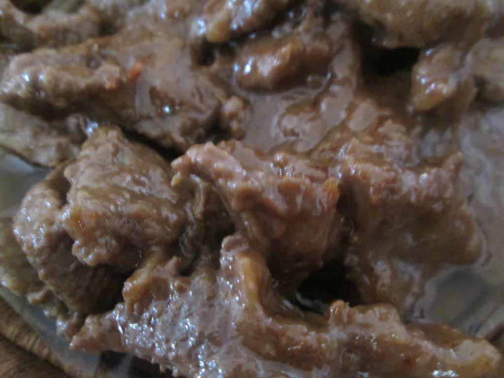 filet de viande de zebu sauce