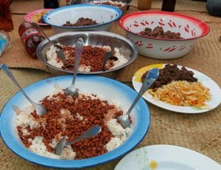 repas durant le mandia vay
