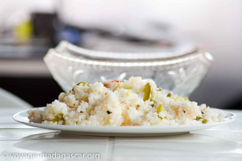 Vary sy korizety - riz aux courgettes