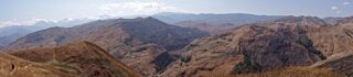 vue de panorama des montagne